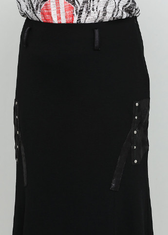 Черная кэжуал однотонная юбка Eskiz колокол