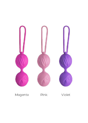Вагинальные шарики Geisha Lastic Balls Mini Violet (S), диаметр 3,4см, вес 85гр Adrien Lastic (254152113)