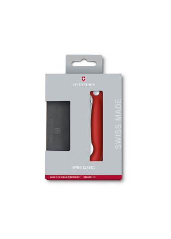 Набір ножів Swiss Classic Cutting Board Set Red (6.7191.F1) Victorinox червоний,