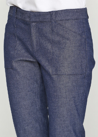 Темно-синие джинсовые демисезонные зауженные брюки Banana Republic