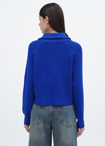 Синий демисезонный свитер M@C