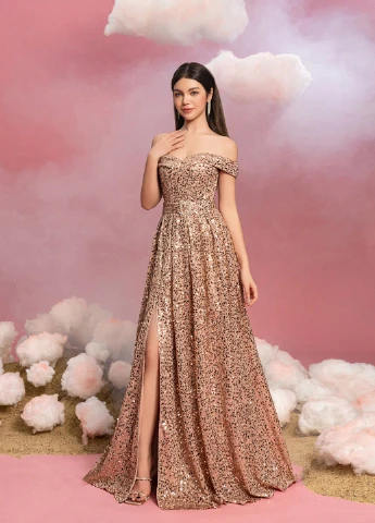 Бежева сукня SHEIN (342068047)