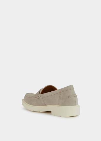 Geox Туфлі лофери сірий з натуральна замша, італія — демісезон (330382114)