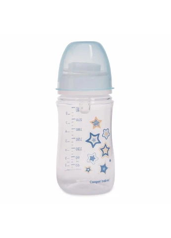 Пляшечка для годування антиколікова EasyStart Newborn baby з широк. 240 мл Canpol Babies (252248905)