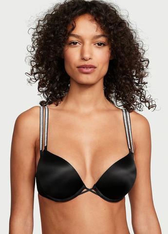 Чорний демісезонний комплект (бюстгайтер, трусики) Victoria's Secret