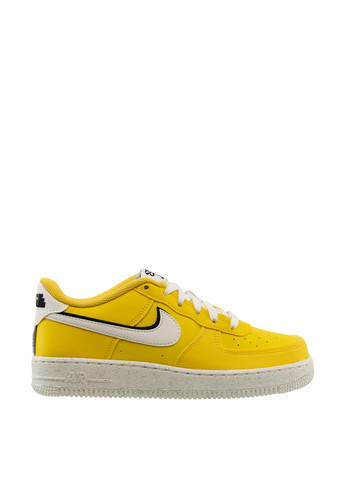 Желтые демисезонные кроссовки dq0359-700_2024 Nike Air Force 1 LV8 Gs