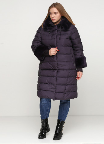 Темно-фіолетова зимня куртка Svidni