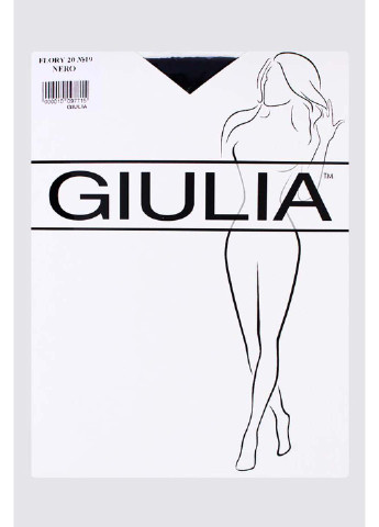 Фантазийные колготки Giulia чёрные кэжуалы