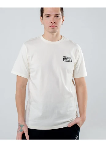 Біла футболка cons short sleeve tee Converse