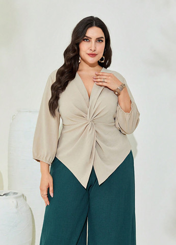 Кремова блуза SHEIN