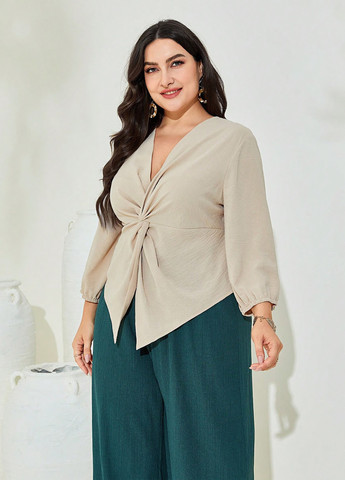 Кремова блуза SHEIN