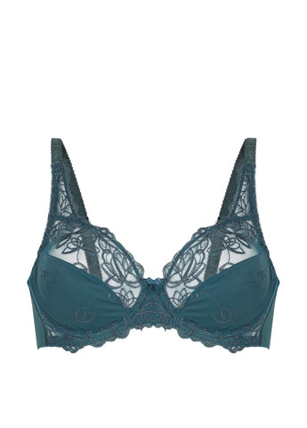 Темно-бирюзовый бюстгальтер Hunkemoller с косточками полиамид