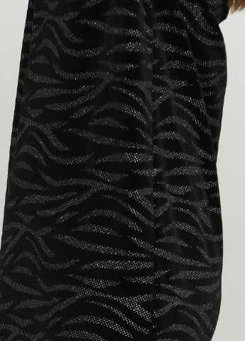 Черное кэжуал платье 2 Biz с животным (анималистичным) принтом