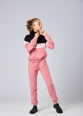 Рожевий демісезонний спортивний костюм для дівчинки Toontoy