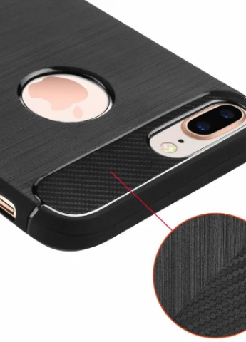 Чохол для мобільного телефону (смартфону) для Apple iPhone 8 Plus Carbon Fiber (Black) Laudtec (LT-AI8PB) BeCover (201493547)