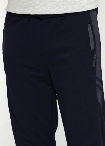 Темно-синие спортивные демисезонные прямые брюки Godsend