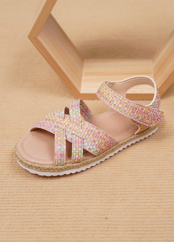 Цветные кэжуал сандалии SHEIN на липучке