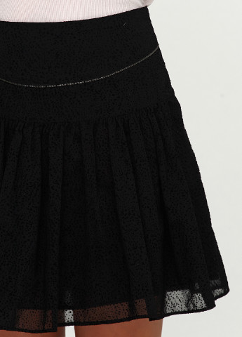Черная кэжуал однотонная юбка Et Compagnie а-силуэта (трапеция)