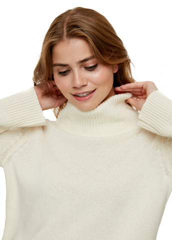 Белый демисезонный свитер United Colors of Benetton