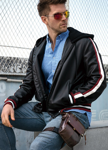 Чоловіча шкіряна барсетка 16х12х3,5 см Vintage (252127700)