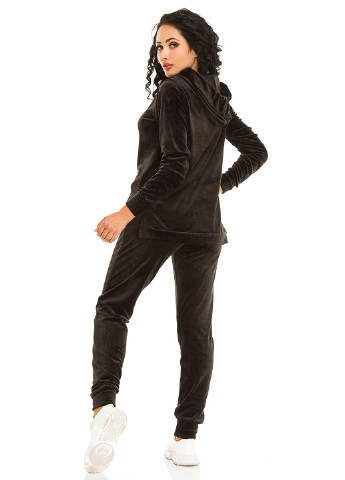 Спортивный костюм Demma однотонный чёрный кэжуал