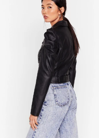 Черная демисезонная куртка Nasty Gal
