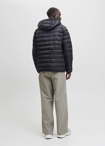 Чорна демісезонна куртка Jack & Jones