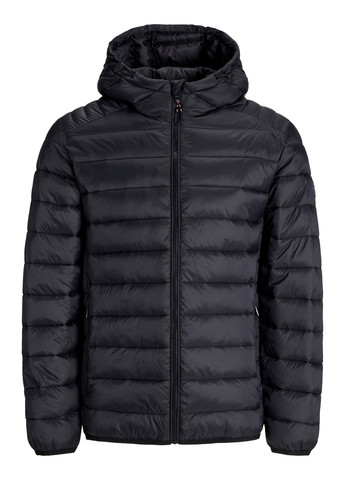 Чорна демісезонна куртка Jack & Jones