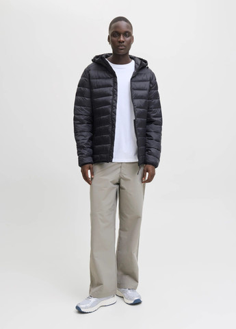 Чорна демісезонна куртка Jack & Jones