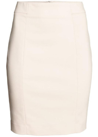 Светло-бежевая кэжуал юбка H&M