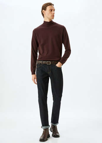 Темно-коричневий демісезонний светр KOTON