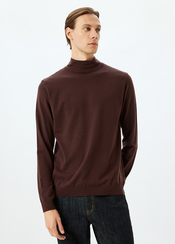 Темно-коричневий демісезонний светр KOTON