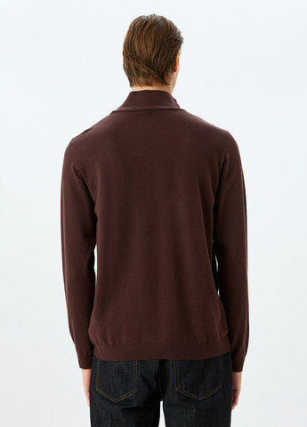 Темно-коричневий демісезонний светр KOTON