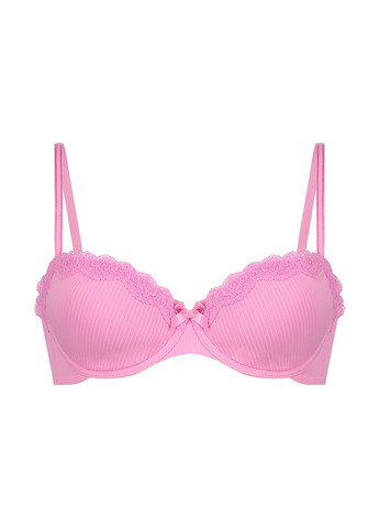 Рожевий балконет бюстгальтер Hunkemoller з кісточками поліамід