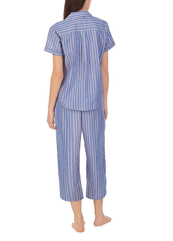 Синяя всесезон пижама (рубашка, бриджи) рубашка + бриджи Ralph Lauren