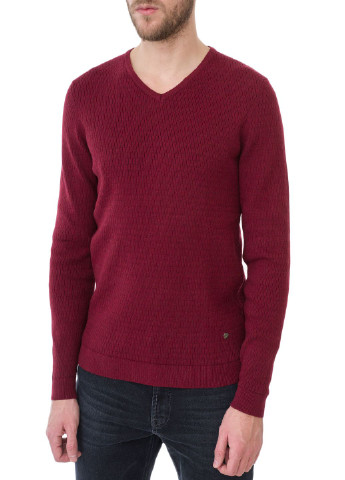 Бордовий демісезонний пуловер Ragman