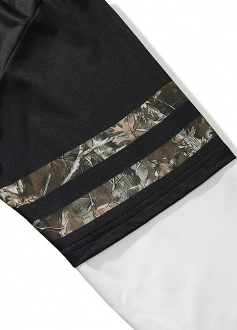 Лонгслів SHEIN напис чорний кежуали поліестер