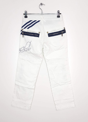 Белые кэжуал демисезонные брюки Puledro