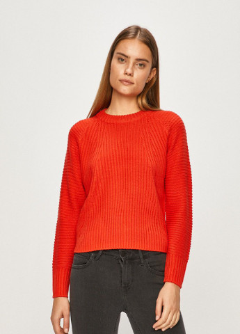 Красный демисезонный свитер Only