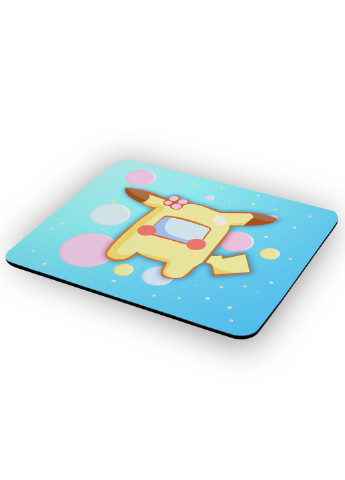 Килимок для мишки Амонг Ас Покемон Пікачу (Among Us Pokemon Pikachu) (25108-2419) 29х21 см MobiPrint (224437364)