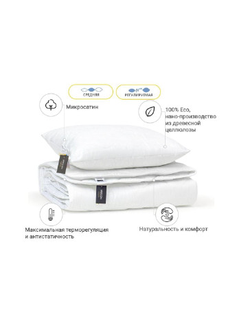 Одеяло MirSon Набор с Тенсель Всесезонный №1672 Eco Light White Одеяло + п (2200002657716) No Brand (254009665)