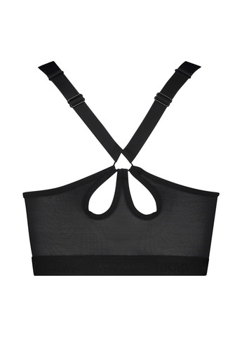 Серо-коричневый топ бюстгальтер Hunkemoller без косточек полиамид