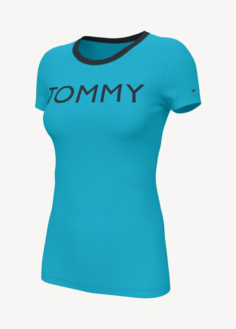 Блакитна літня футболка Tommy Hilfiger