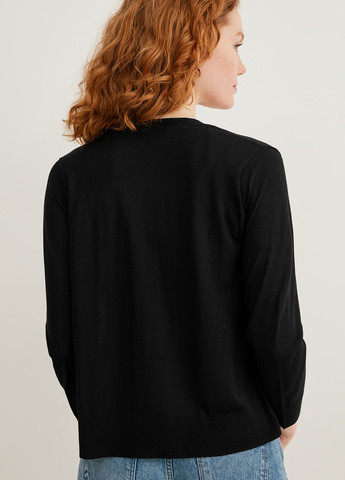 Черный демисезонный кардиган C&A