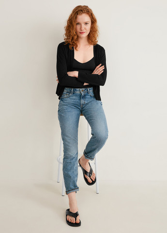 Черный демисезонный кардиган C&A