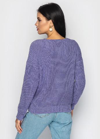 Лавандовый демисезонный пуловер пуловер Larionoff