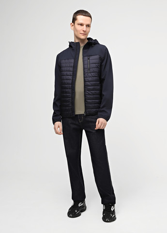 Темно-синяя демисезонная куртка Geox