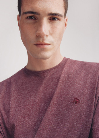 Бордовая футболка Springfield