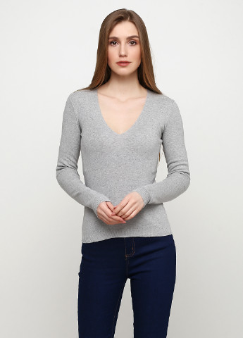 Серый демисезонный пуловер пуловер United Colors of Benetton