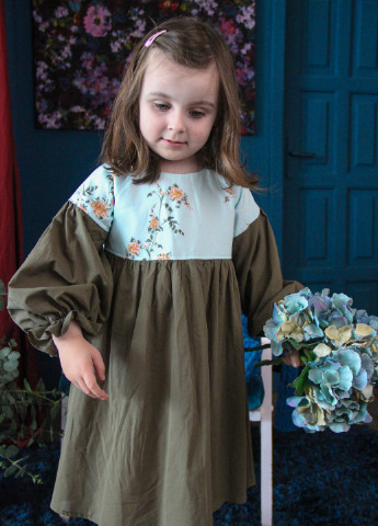 Комбінована нарядна дитяча сукня ZM (253193165)
